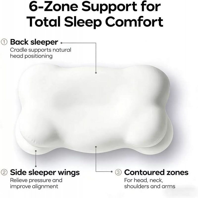 6-Zone Cloud Support Pillow